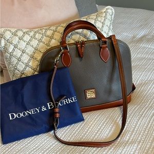 Dooney and Bourkre Dome Satchel crossbody bag